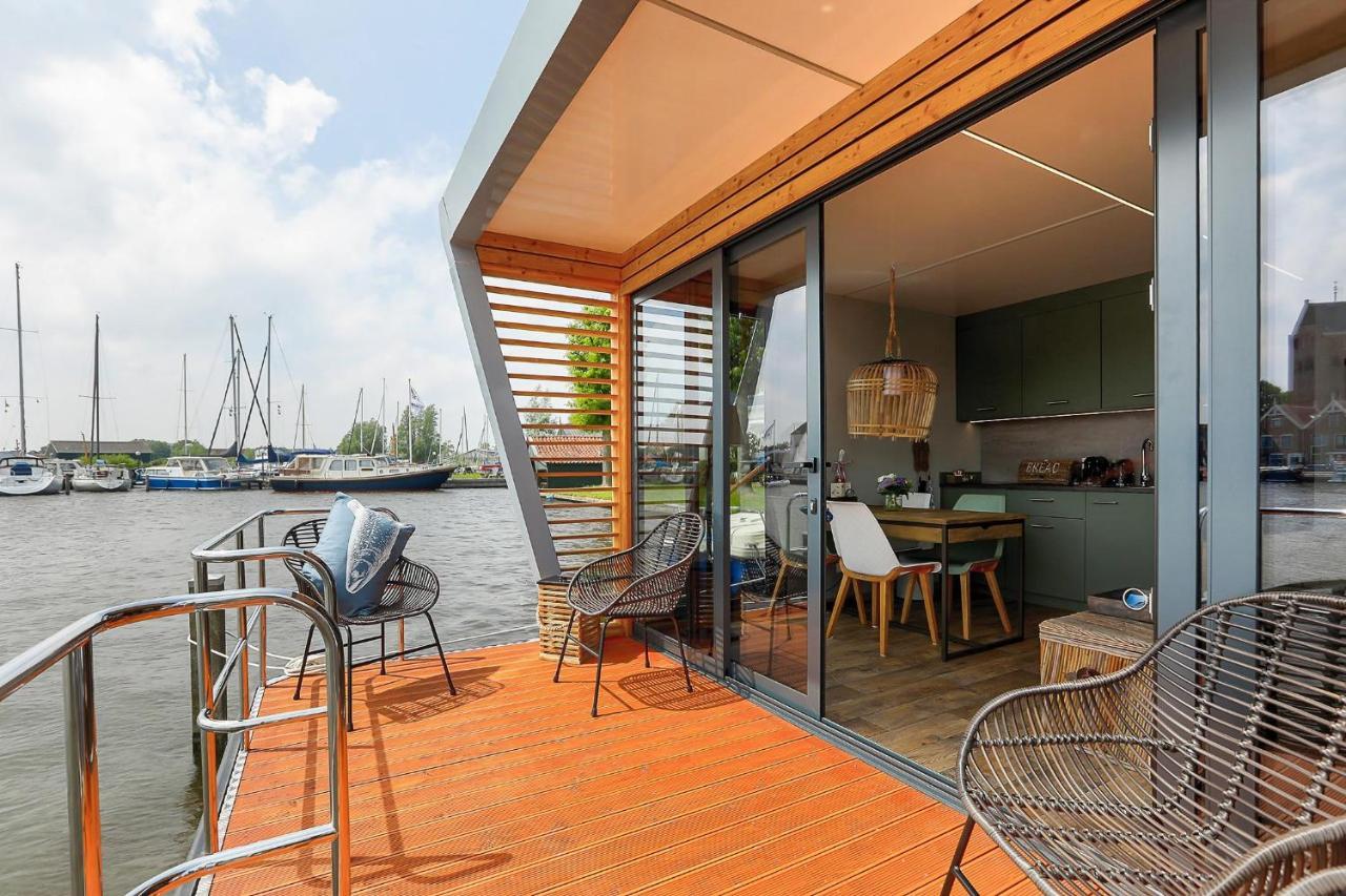 Luxe Houseboat Skoft Hotel Grou Exterior foto
